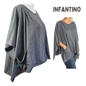 INFANTINO Gray 3-in-1 Nursing Shawl & Cover - One Size